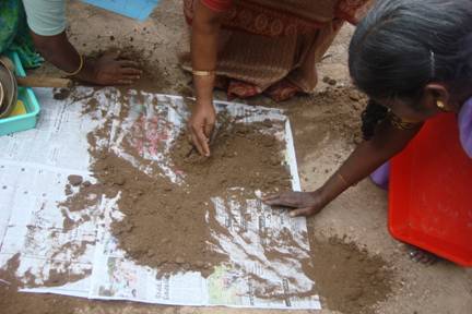 மண்மாதிரிகள் சேகரிக்கும் முறை