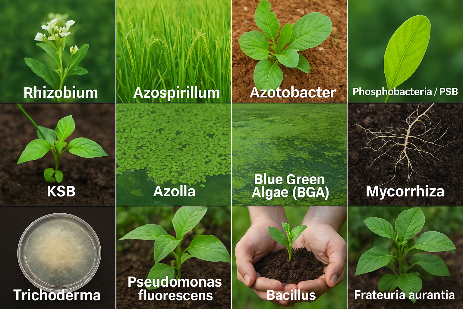 உயிர் உரங்கள் - அனைவரும் அறிய வேண்டிய இயற்கை நுண்ணுயிர் உரங்கள்